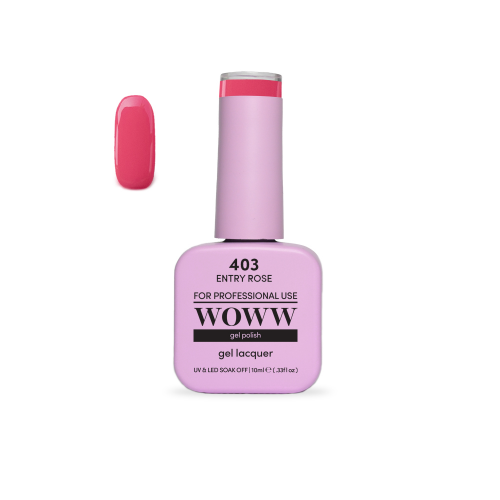Ημιμόνιμο Βερνίκι New Woww Cosmetics 10ml Entry Rose - 403